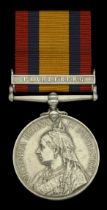 Queen's South Africa 1899-1902, 1 clasp, Paardeberg (16170 Pte. J. Mc.Bean. Rand Rifles.) su...