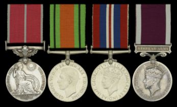 A fine Second War 'Home Service' B.E.M. group of four awarded to Sergeant R. J. Street, 424...