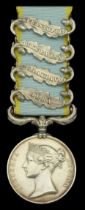 Crimea 1854-56, 4 clasps, Alma, Balaklava, Inkermann, Sebastopol (Private George Goddard 46t...