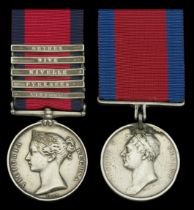 Pair: Gunner Peter Turner, Royal Horse Artillery Military General Service 1793-1814, 5 c...