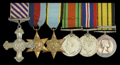 A fine Second War D.F.C. group of six awarded to Flying Officer H. S. Horsfall, 102 (Ceylon)...