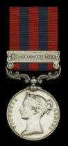 India General Service 1854-95, 1 clasp, North West Frontier (697. Drvr. W. Southgate E By. 1...