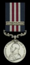 A fine Great War 'Gallipoli Operations' M.M. awarded to Battery Quartermaster Sergeant F. A....