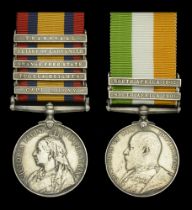 Pair: Driver T. G. White, 66th Battery, Royal Field Artillery Queen's South Africa 1899-...