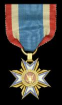 The Military Order of the Loyal Legion of the United States insignia attributed to Surgeon S...