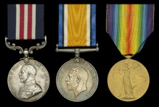 A Great War 'Western Front' M.M. group of three awarded to Acting Corporal F. Peel, 2nd Batt...