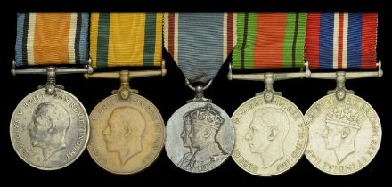 Five: Private A. H. Rowe, Duke of Cornwall's Light Infantry and Machine Gun Corps, later Cor...