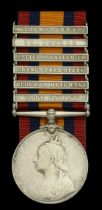 Queen's South Africa 1899-1902, 6 clasps, Cape Colony, Tugela Heights, Orange Free State, Re...