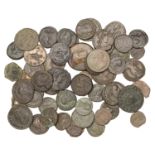 Miscellaneous Ancient coins in base metal (37), various types [37]. Varied state Â£40-Â£50