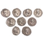Roman Imperial Coinage, Trajan, Denarius, 103-11, rev. Ã†quitas standing left, 2.70g (RIC 118...