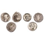 Roman Imperial Coinage, Augustus, Denarius, Colonia Patricia, 19 BC, caesar avgvstvs, bust r...