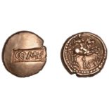 Atrebates and Regni, Verica (10-40 AD), Stater, class 4 [Warrior Rex type], com.f on tablet,...