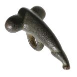 Roman, bronze phallic pendant, 2nd century AD, 4.5cm long, moulded in the round with a sligh...