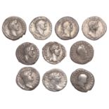 Roman Imperial Coinage, Vitellius, Denarius, Rome, 69, laureate bust right, rev. tripod-lebe...