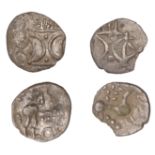 ICENI, Ecen, silver Unit, two opposed crescents on wreath, rev. horse right, 0.88g (ABC 1672...