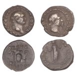 Roman Imperial Coinage, Vitellius, Denarius, Rome, 69, laureate head right, rev. Libertas st...
