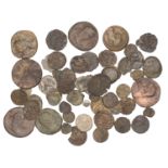 Miscellaneous Ancient and World coins in silver (7) and base metal (24); together with lead...