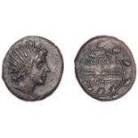 Greek Coinages, KINGS OF MACEDON, Philip V (221-179), Ã† 24, radiate head of Helios right, re...
