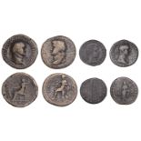 Roman Imperial Coinage, Nero, Sestertius, 62-8, rev. Roma seated left on cuirass, 25.18g (RI...