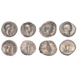 Roman Imperial Coinage, Vespasian, Denarius, 71, rev. priestly implements, 3.13g (RIC 43; RS...