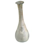 Roman, glass unquentarium perfume bottle, 1st-3rd century, 10.5cm high by 3.5cm wide, colour...