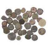 Miscellaneous Jewish coins in base metal (28); together with other ancient coins (8) [36]. V...