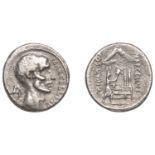 Roman Republican Coinage, P. Cornelius Lentulus Marcellinus, Denarius, 50, bare head right,...