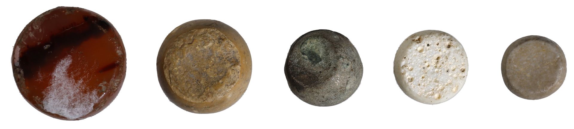 Judaea / Middle East, weights (5), 8th-1st century BC, all dome-shaped with a flat base [5].... - Bild 2 aus 2