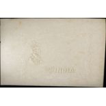 Government of India, trial watermarks for the 100 Rupee of 1930, with the correct text but a...