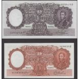 El Banco Central de la Republica Argentina, 100 Pesos (21), 1967-69, serial numbers 14348321...