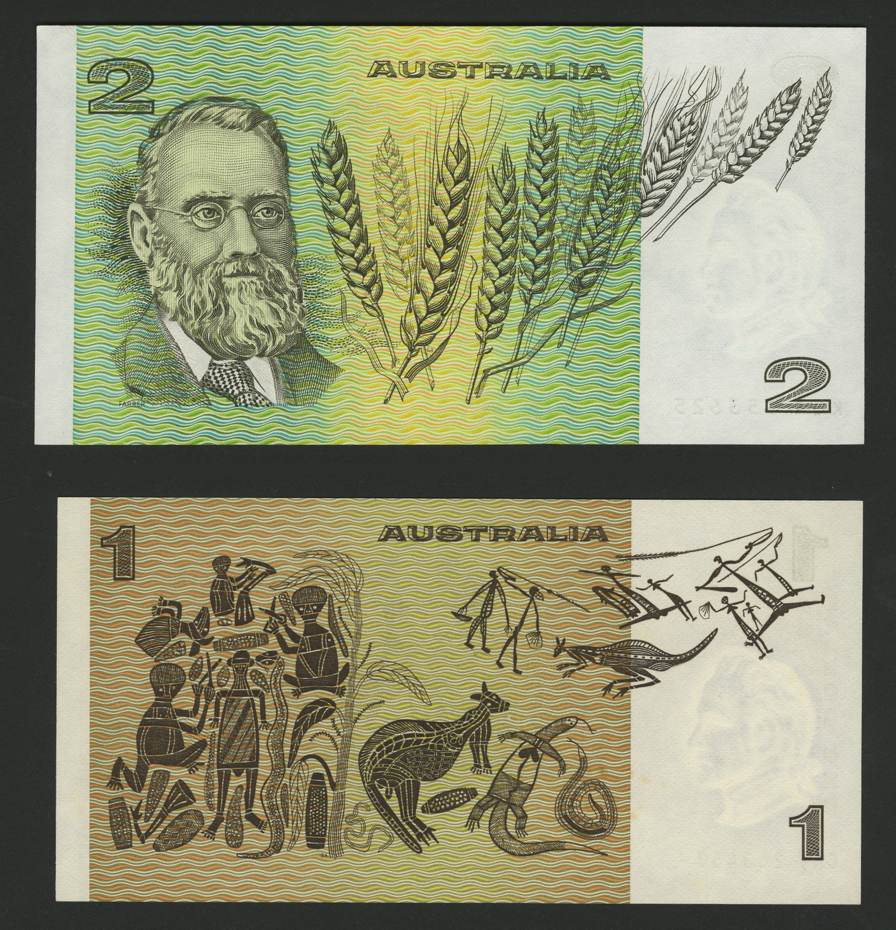 Reserve Bank of Australia, a group of the 1973-94 issue comprising $1, prefix CAV, Knight an... - Image 4 of 4