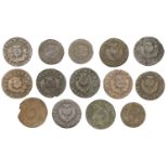 Charles I (1625-1649), Twopences or Turners (14), various types and mintmarks [14]. Varied s...