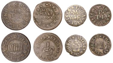 Banbury, William Mander, Farthing, 1656, 0.71g/6h (M 14; N 3573 rev., different [later] obv....