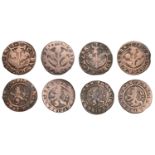 James VI (1567-1625), Post-accession coinage, Twopence 'Turner' (4), type 1 (3), type 2 (S 5...