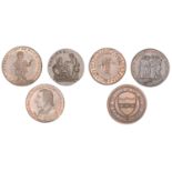 18th Century Tokens, LONDON, City Road, Thomas Hall, Halfpenny, 1795, 9.60g/6h (DH 315c), Fi...