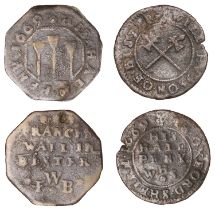 Bicester, Will Hudson, Halfpenny, 1669, 1.77g/12h (M 39; N 3594a, this piece; BW. 42); Franc...