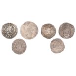 Edward III, Pre-Treaty period, Halfgroat, series D, London, mm. cross 1 [broken], 2.11g/7h (...