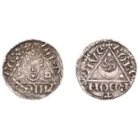 John (as King, 1199-1216), Third coinage, Penny, Dublin, Roberd, roberd on dive, 1.42g/8h (S...