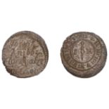 Oxford, Joseph Knibb, Farthing, 0.41g/6h (L 65; N 3702; BW. 151). Excavated at some time, ob...