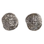 Robert II (1371-1390), Halfpenny, Edinburgh, robertvs rex, rev. vila eidirrvr, 0.46g/6h (SCB...