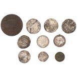 Edward III, Pre-Treaty period, Penny, series C, London, annulets in quarters, 1.05g/11h (N 1...