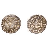 John (as Lord, 1172-1199), Second coinage, Halfpenny, type Ib, Dublin, Norman, norman on [â€“â€“...