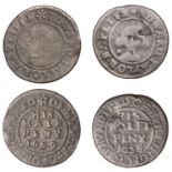 17th Century Tokens, WARWICKSHIRE, Hemlingford Hundred, Edward Taylor, Halfpence (2), 1668,...