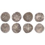 Henry V, Pennies (4), class C (2), London, mullet and trefoil by crown, 0.90g/8h, York, 0.92...