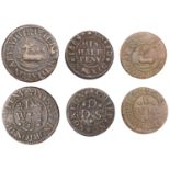 Chipping Norton, William Diston, Farthing, 1666, 0.99g/6h (M 65; N 3623, this piece; BW. 62)...