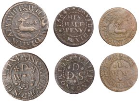 Chipping Norton, William Diston, Farthing, 1666, 0.99g/6h (M 65; N 3623, this piece; BW. 62)...