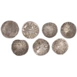 Henry III, Pennies (7), viz. Short Cross coinage (2), Canterbury and York, Long Cross (5), L...