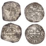 Henry II, Tealby coinage, Pennies (2), class D, mint unclear, moneyer Wilelm (S 1340); class...