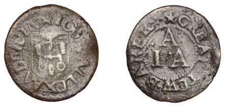 Great Tew, John Allexander, Farthing, reads great tew, 0.89g/6h (M â€“; N 3784, this piece; BW...