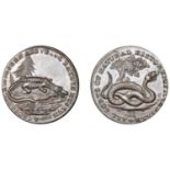 18th Century Tokens, LONDON, Piccadilly, George Bayly, Halfpenny, crocodile and tree, rev. r...